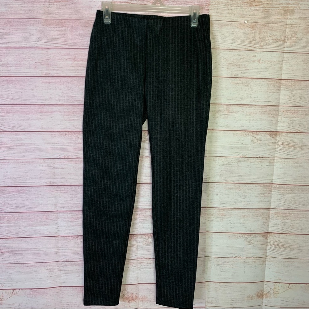 Nanette Leopore Navy Blue‎ Stripe Pull On Pants Size Small